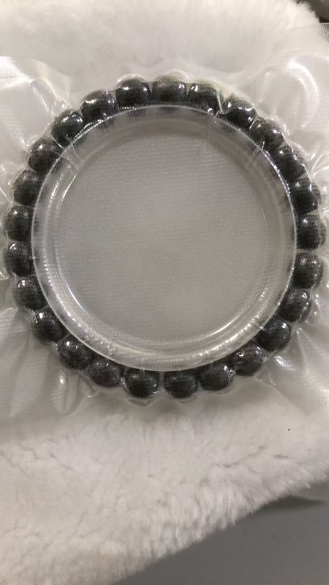 传说  嗷嗷爆透绿魔石玉星月菩提9*8mm