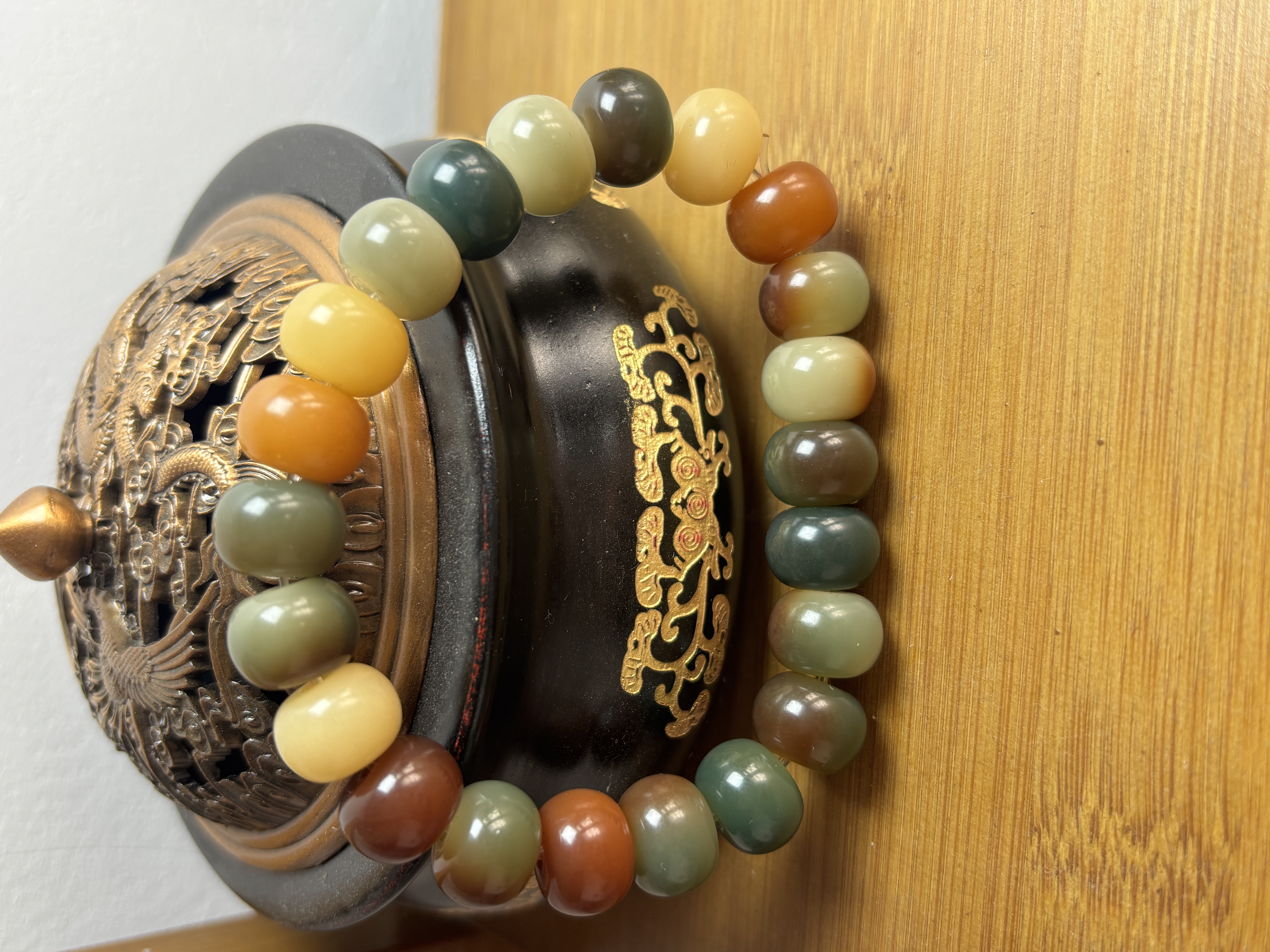 【福顺文玩】pt多宝单圈手串