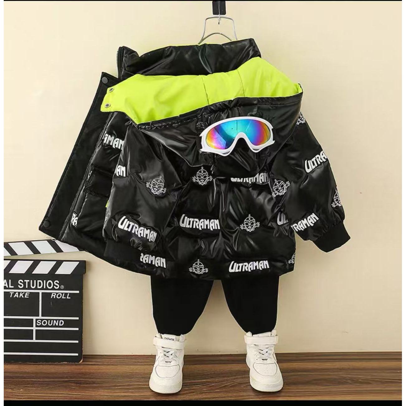 可拆眼镜奥特曼羽绒服913