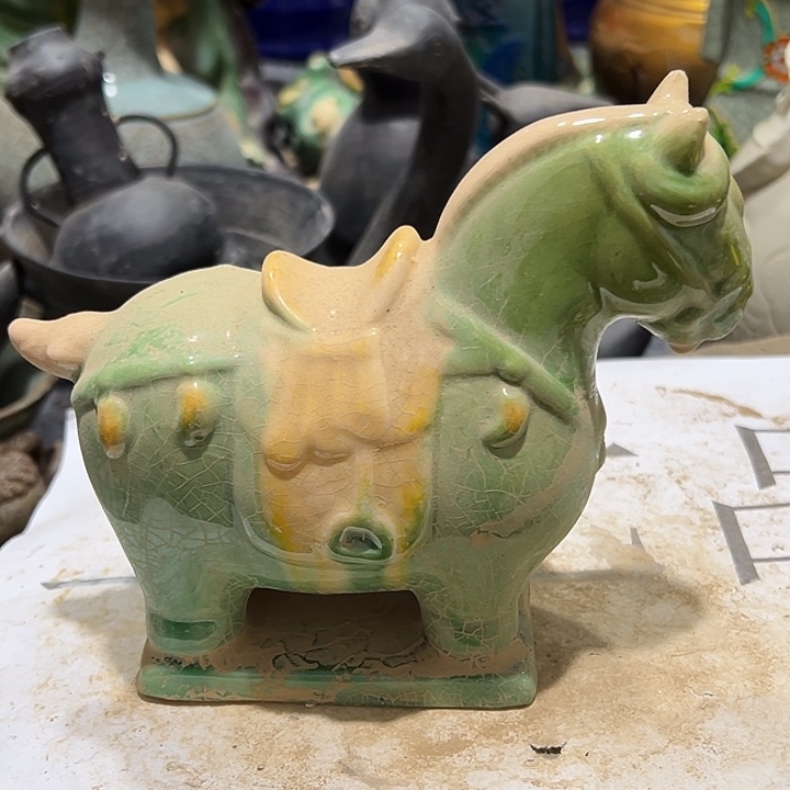 瓦当摆件茶壶茶台陶瓷