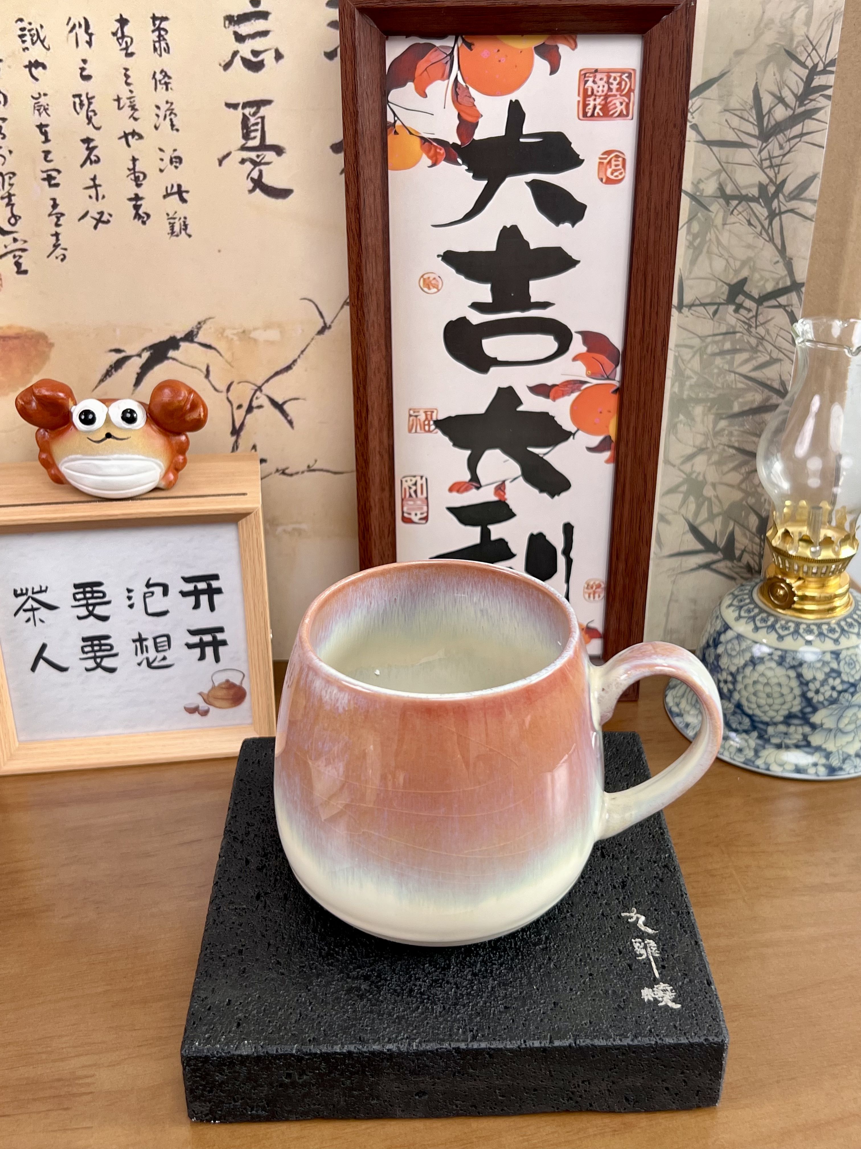 红色球马克杯咖啡杯