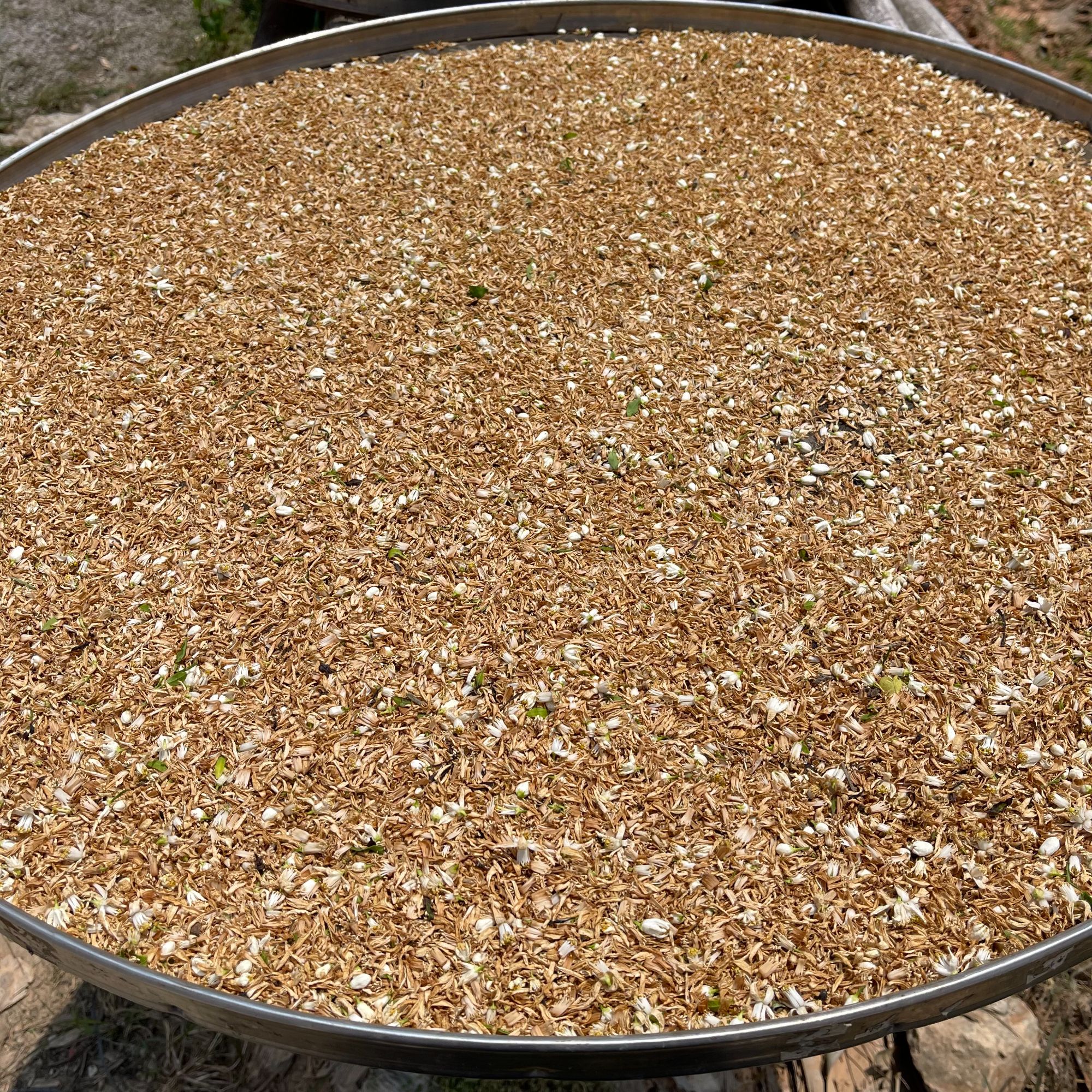 天然陈皮柑花自然生晒