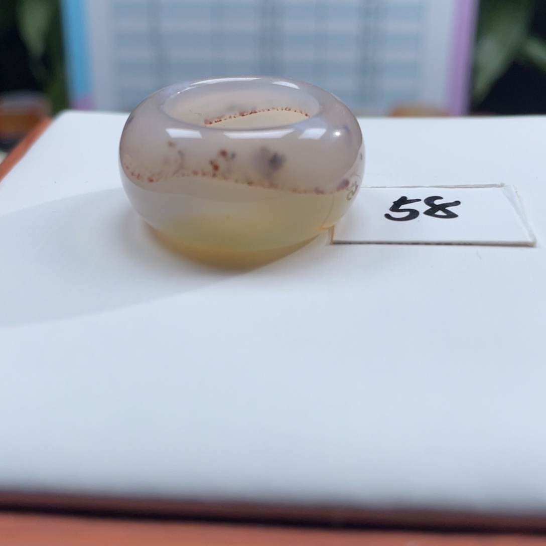 玛瑙/玉髓未镶嵌戒指Z17港14