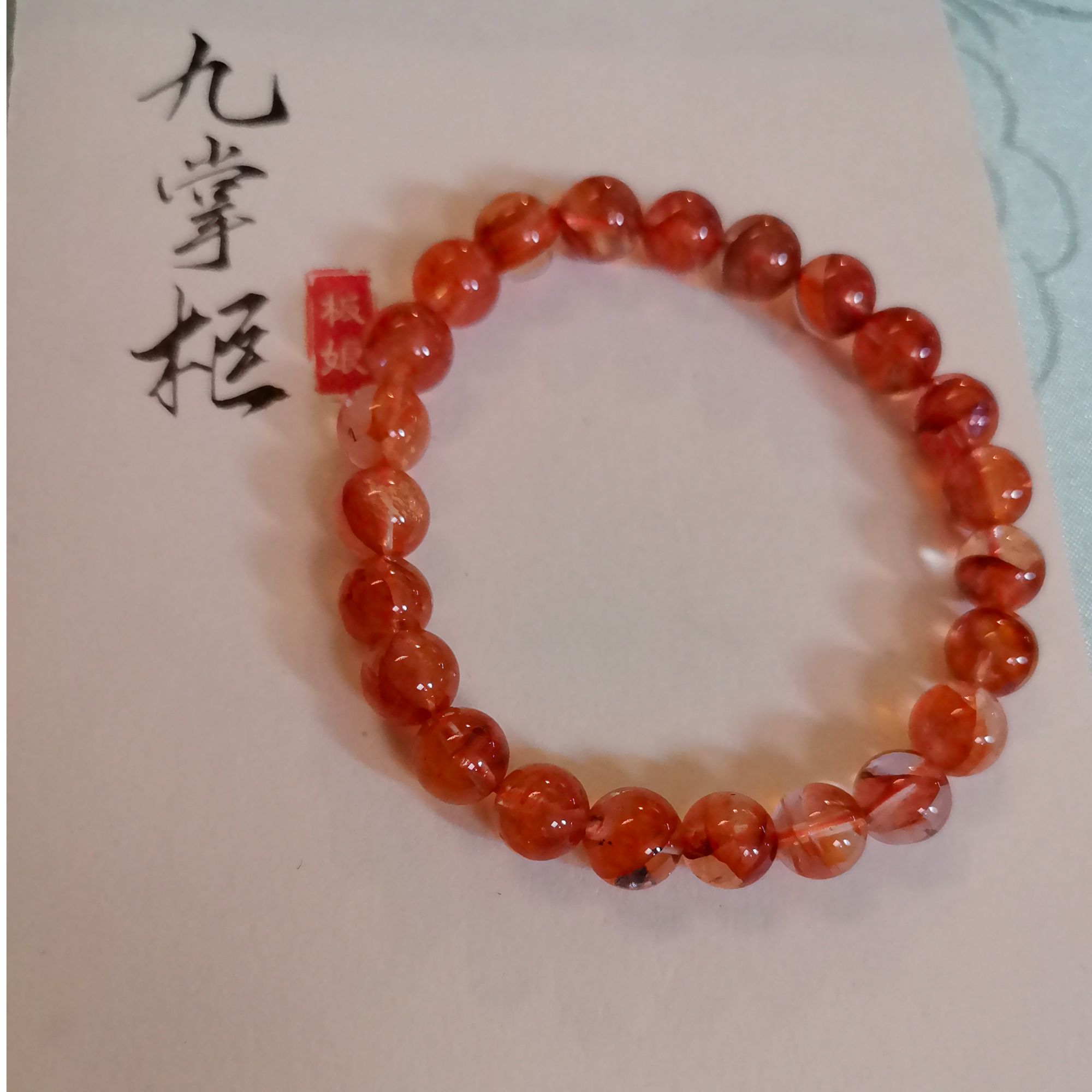 胶花水晶单圈手串素款百搭—多样性发其一