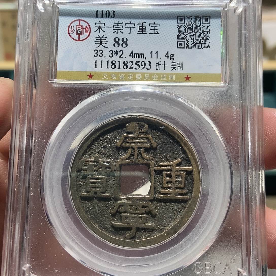 铜天****字大头精选崇宁重宝