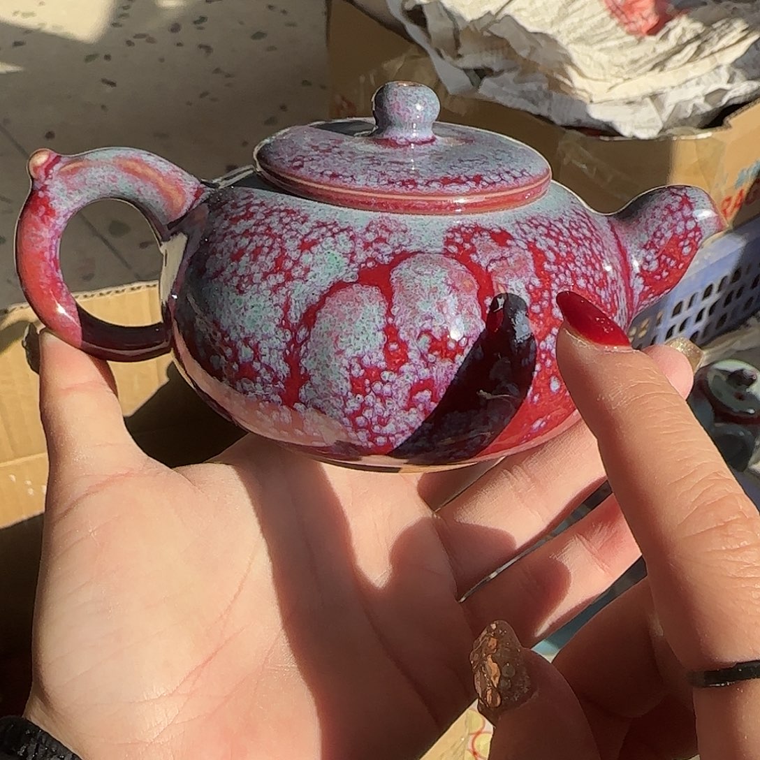 摆件陶郑家钧窑摆件