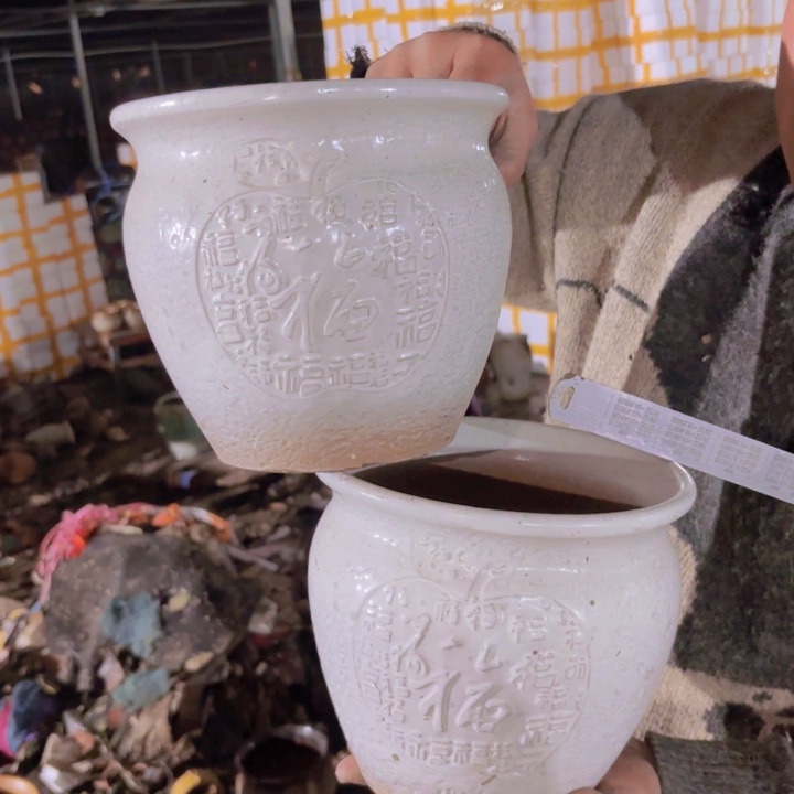 红陶口径 高度  花盆