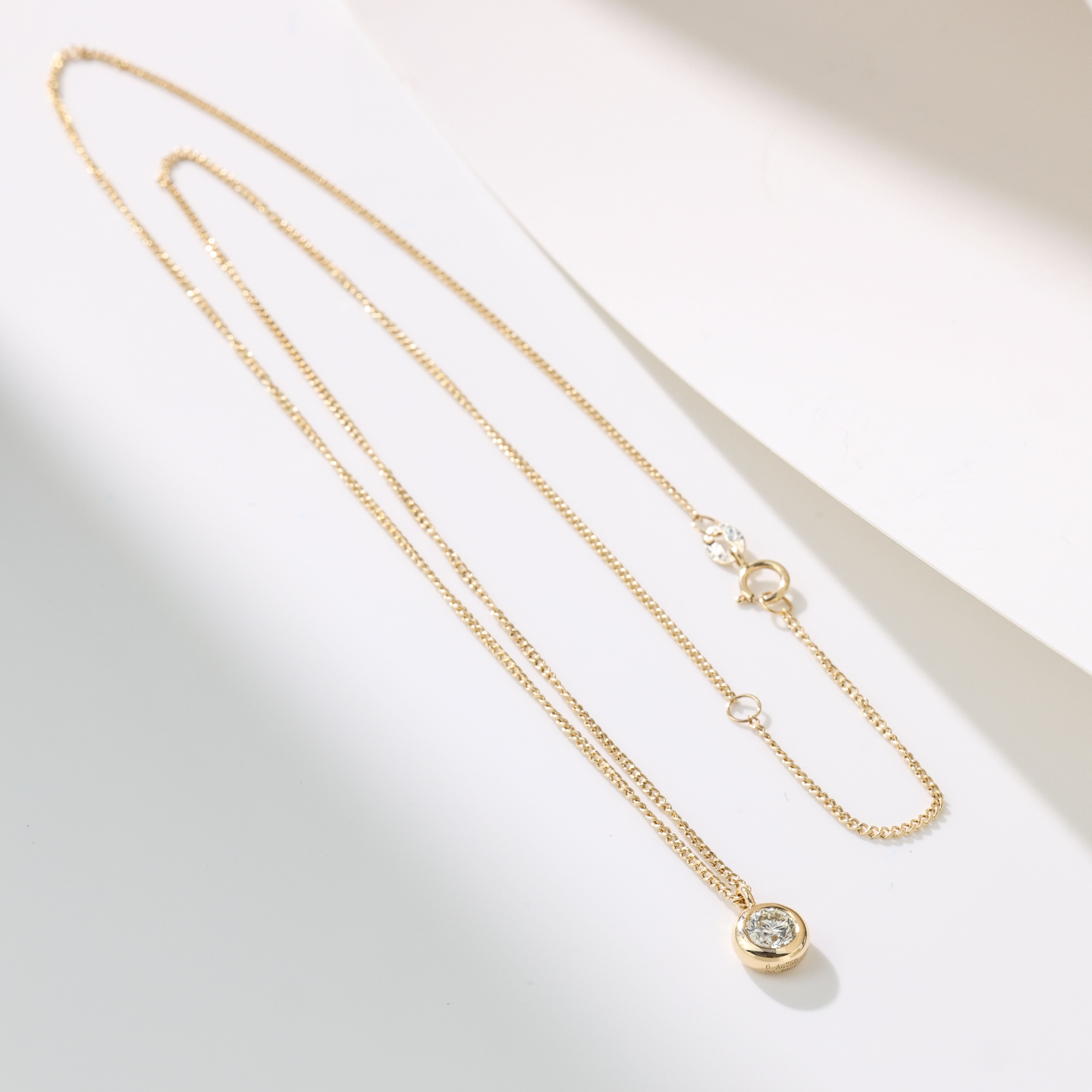 【举石臻选】TA0524-1204-21钻石项链18k(一件/长约40+5cm）H