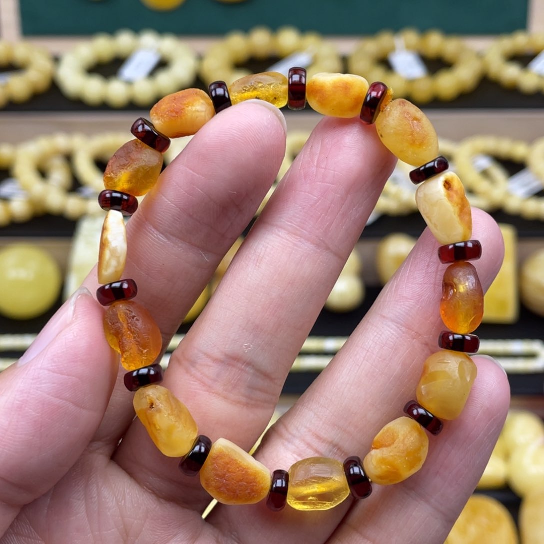 琥珀裸石未镶嵌琥珀蜜蜡