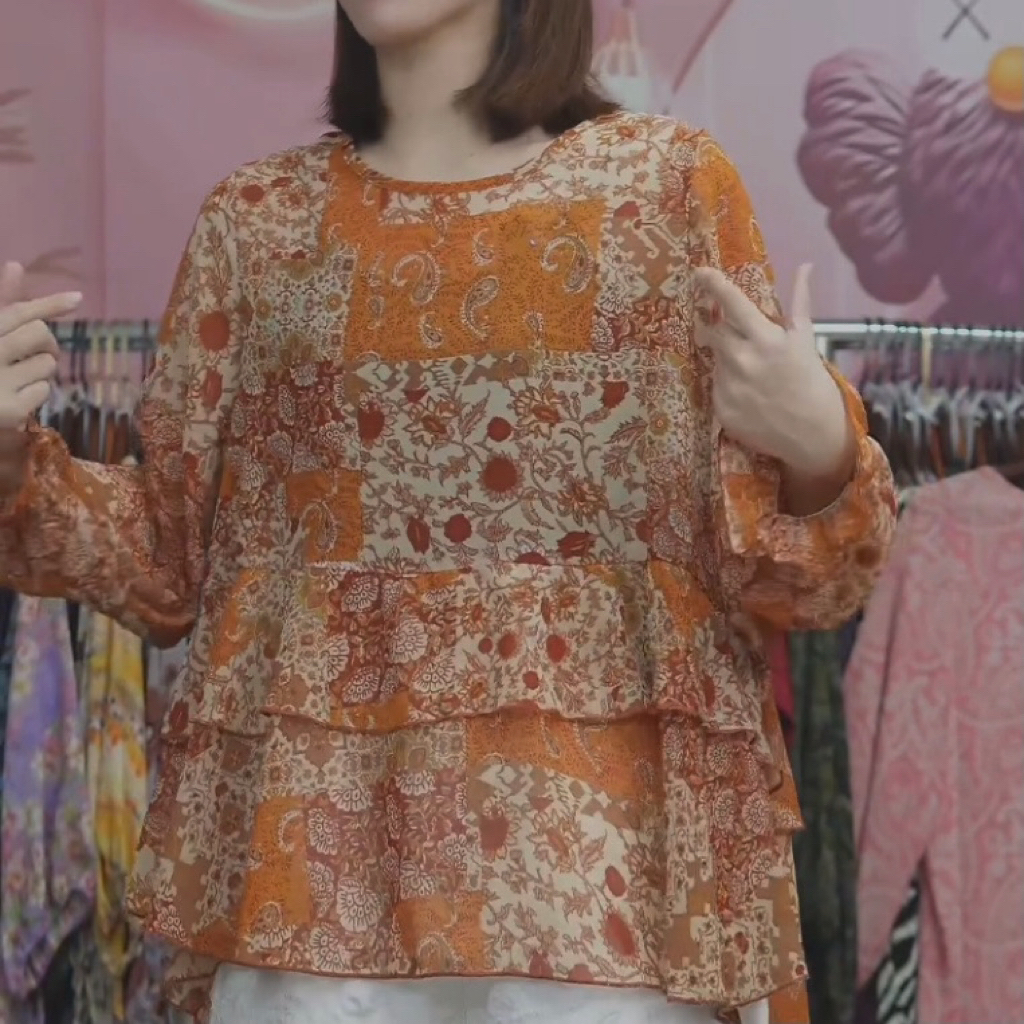 三服饰上衣孤品（以直播间编码为准）碎花时尚夏季宽松