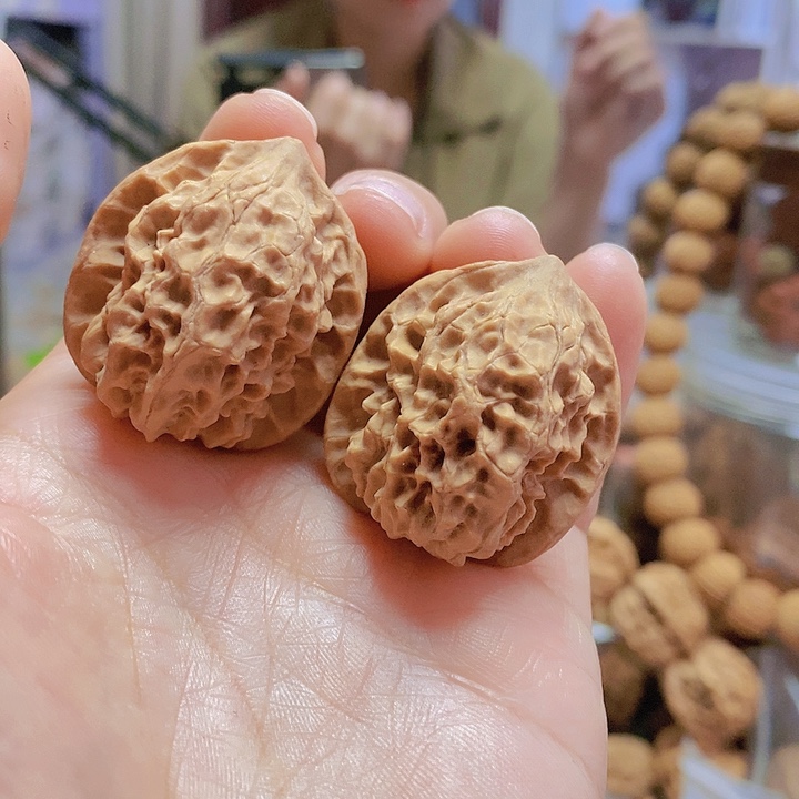 【闪购商品】文玩核桃把件32白蛇谷小众迷你