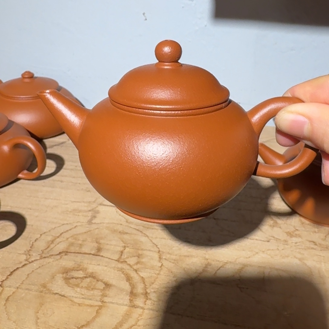 朱泥茶壶130毫升左右