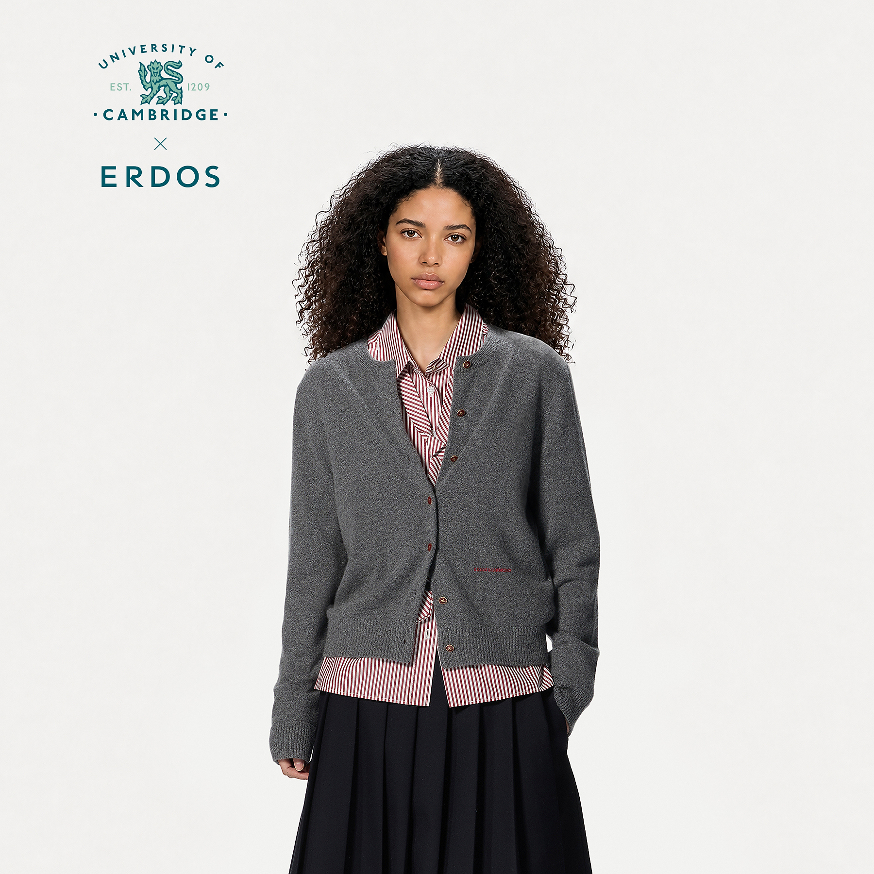 【ERDOS×剑桥大学联名系列】ERDOS 山羊绒开衫 26年秋冬新品