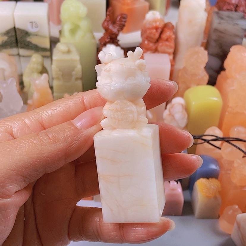 【闪购商品】老挝石青田石雕艺术品