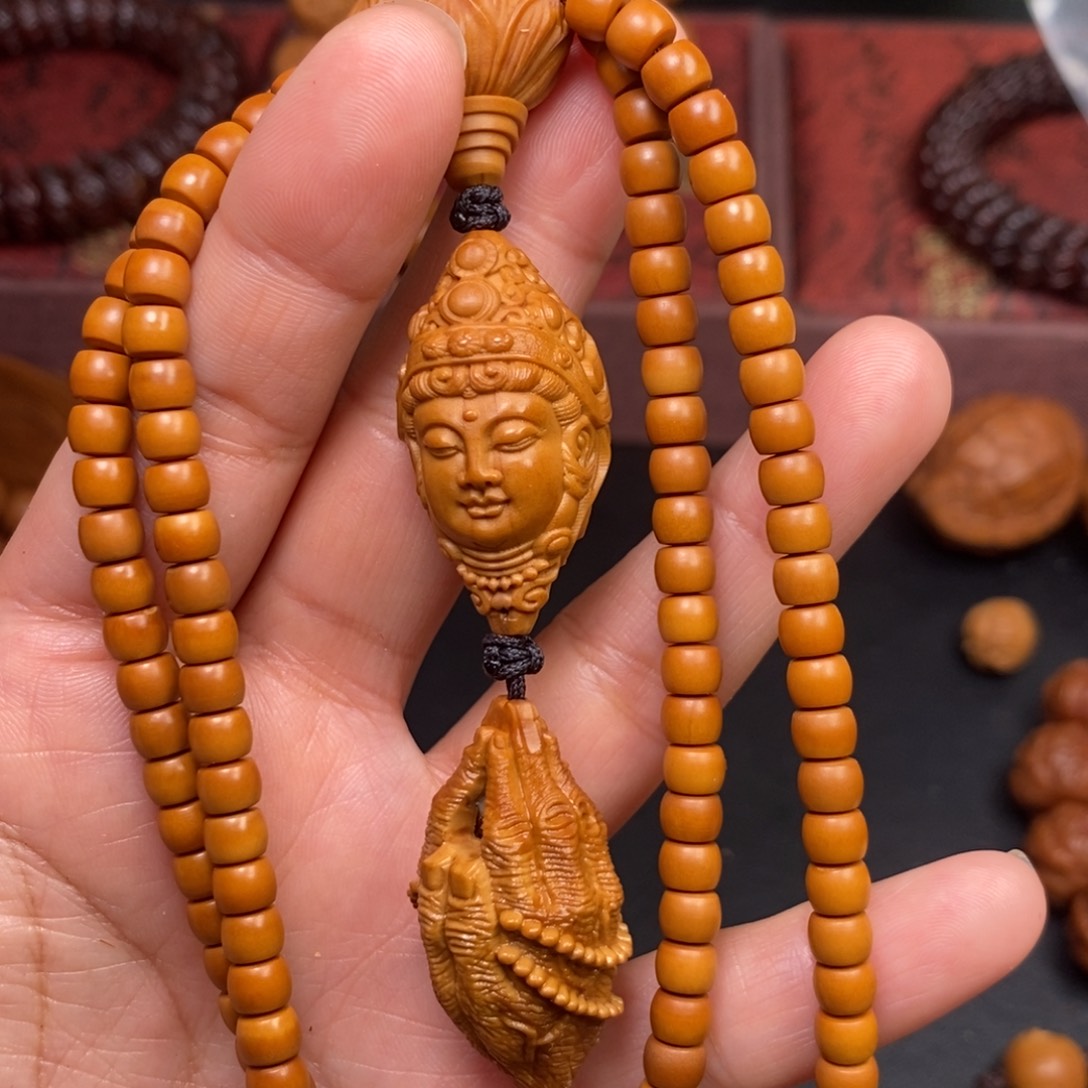 猴头核桃吊坠橄榄核桃