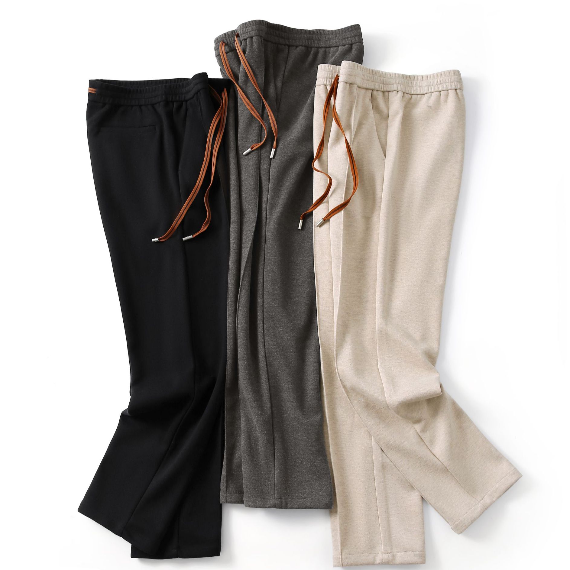 【高奢老钱风】羊毛混纺空气云感商务时尚休闲裤直筒羊毛裤 2622