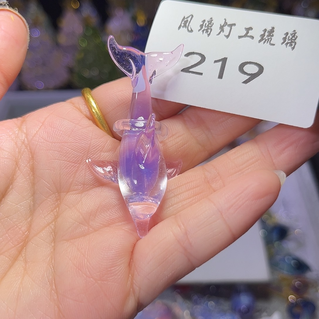 吊坠（不含链）玻璃219海豚吊坠