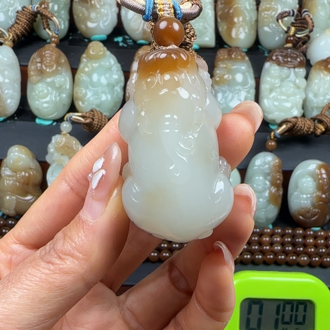 和田玉挂件未镶嵌