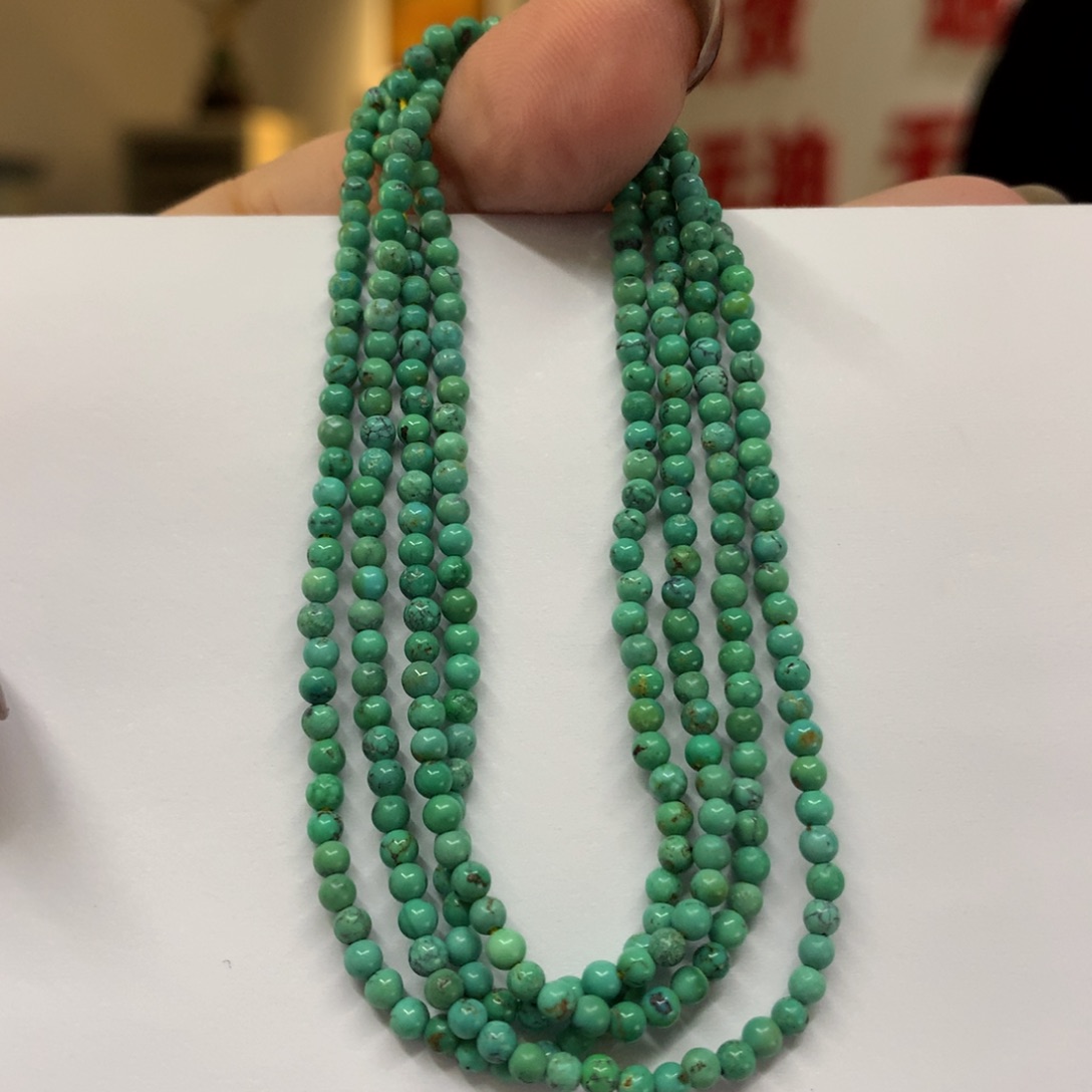 未镶嵌绿松石长链