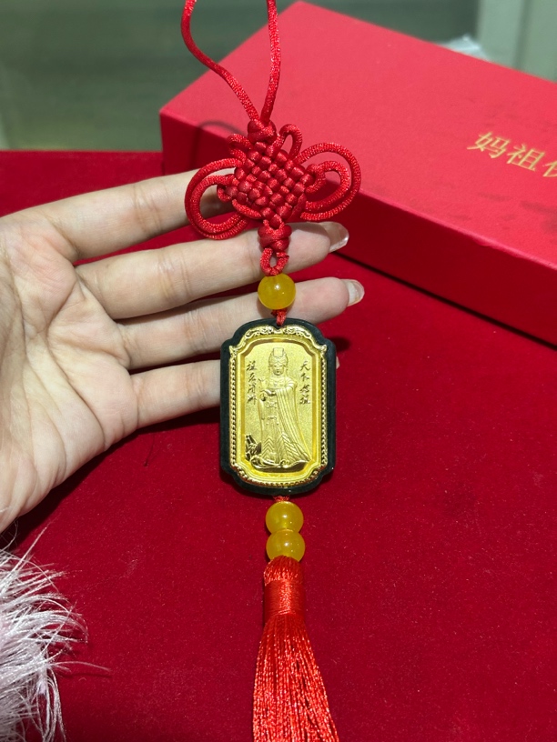 妈祖保平安车挂件