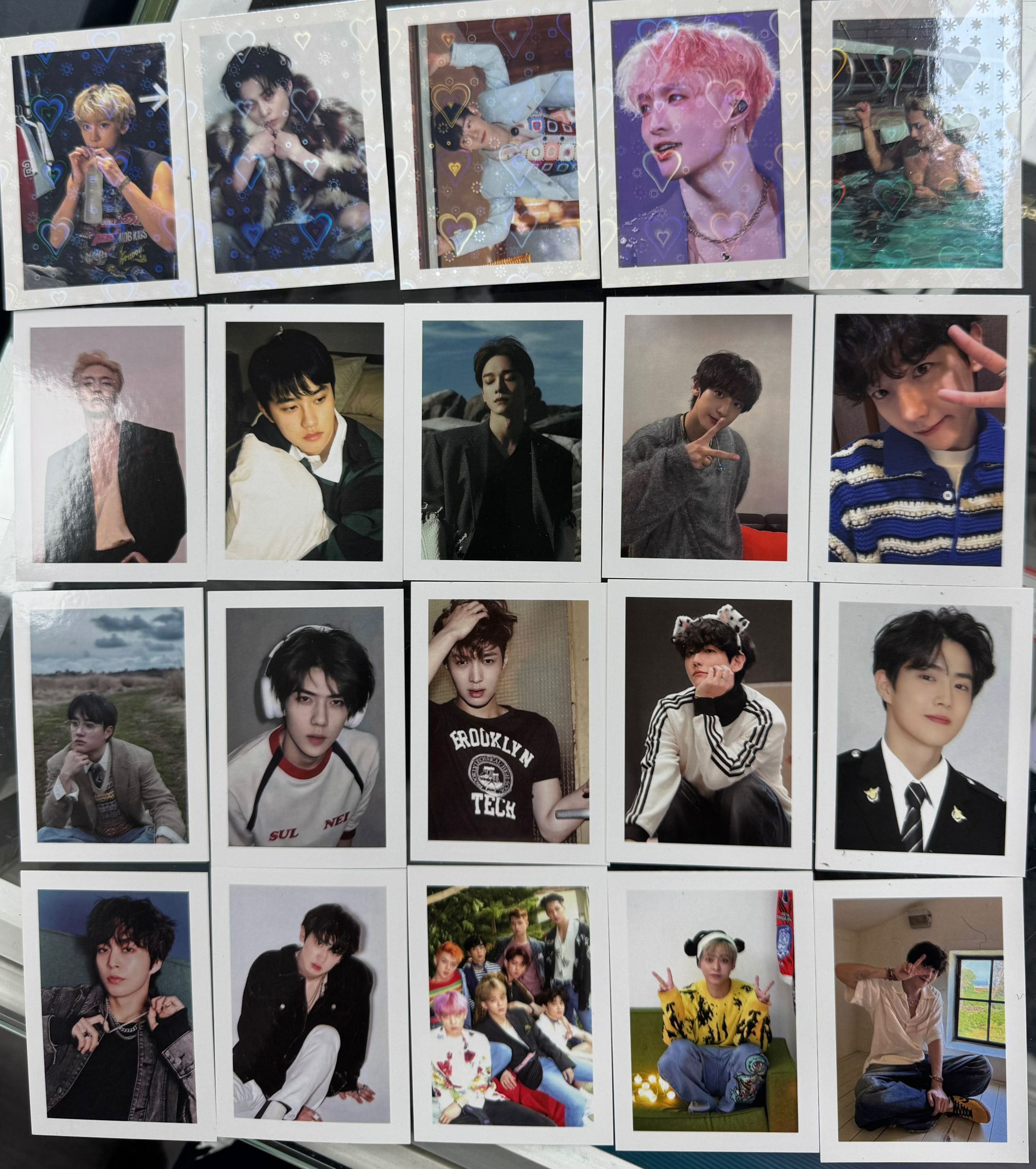 exo  边伯贤场周随机卡