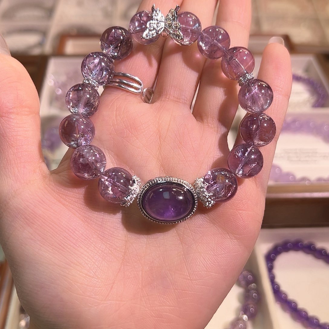 水晶手链未镶嵌紫水晶