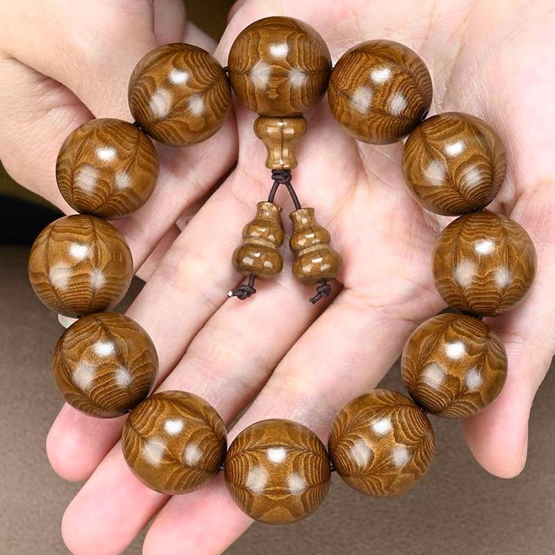 老料降龙木2.0佛珠男女文玩手链108念珠