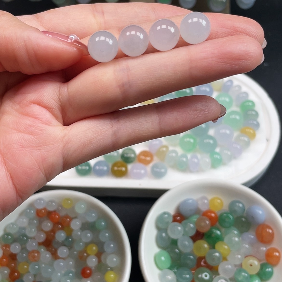 【闪购商品】定制翡翠未镶嵌爱****?，