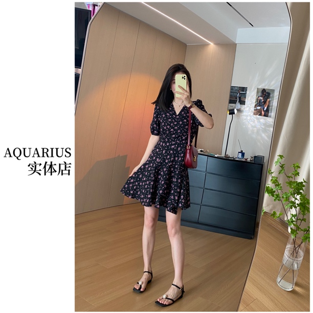 【AQUARIUS 】（梦幻花园）显瘦气质连衣裙5117