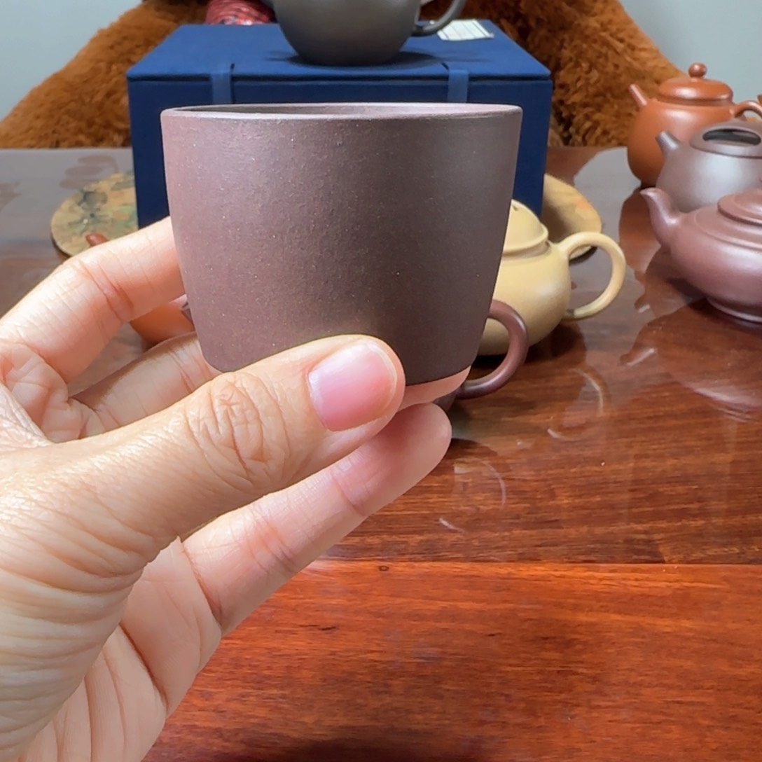 紫砂茶壶挚**生全手工制作手工杯