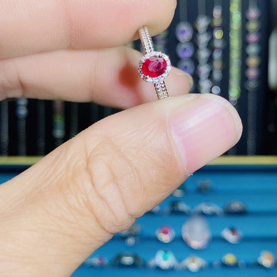 紫晶珠宝半成品银S925镶嵌