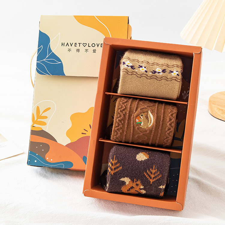 男士女士秋冬舒适透气吸汗保暖棉羊毛袜年终福利宠粉