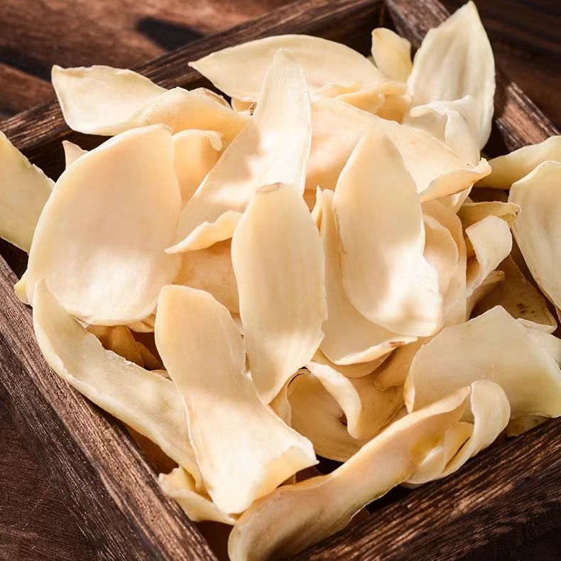 地道湖南龙牙大片百合干粉糥原色原味无熏硫