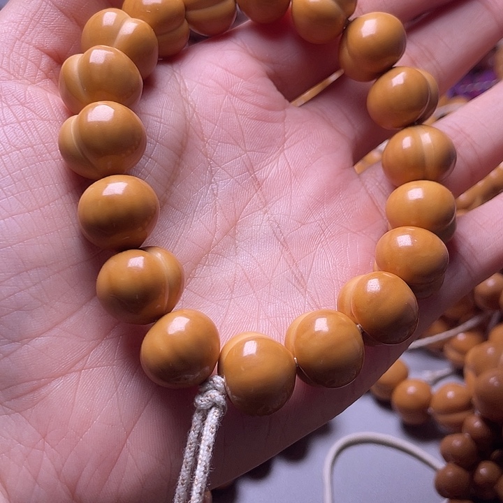 手串猴头核桃16尺寸镜面柯基屁桃手持全品无暇