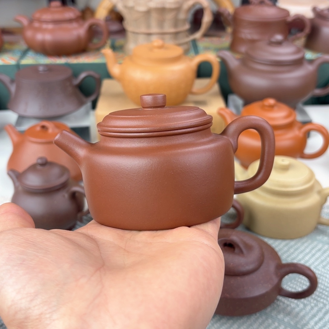 紫砂茶壶德忠 紫泥 180cc