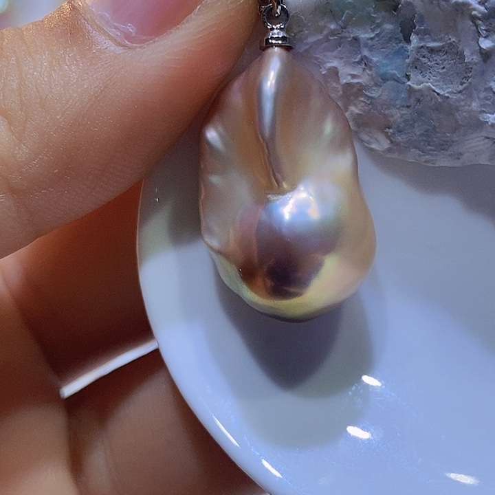 淡水珍珠未镶嵌吊坠(不含链)