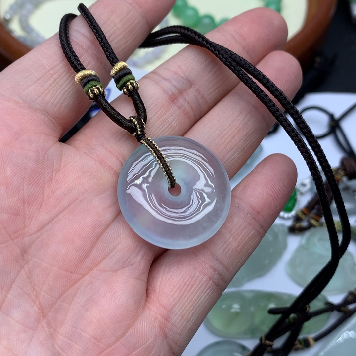 青***上一物一拍，平安扣吊坠