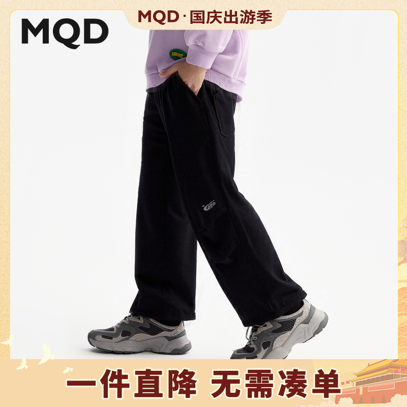 【环保天然】MQD童装男童拼接运动裤春秋儿童索罗娜卫裤945321601
