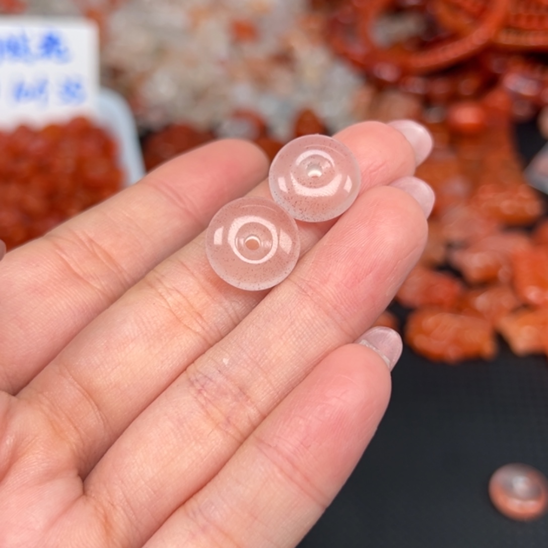 玄***同南红玛瑙未镶嵌吊坠(不含链)