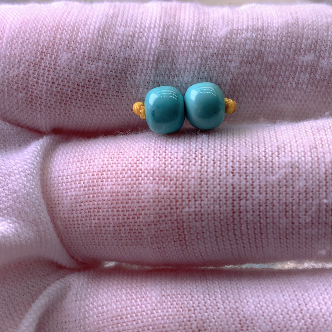 绿松石未镶嵌挂件