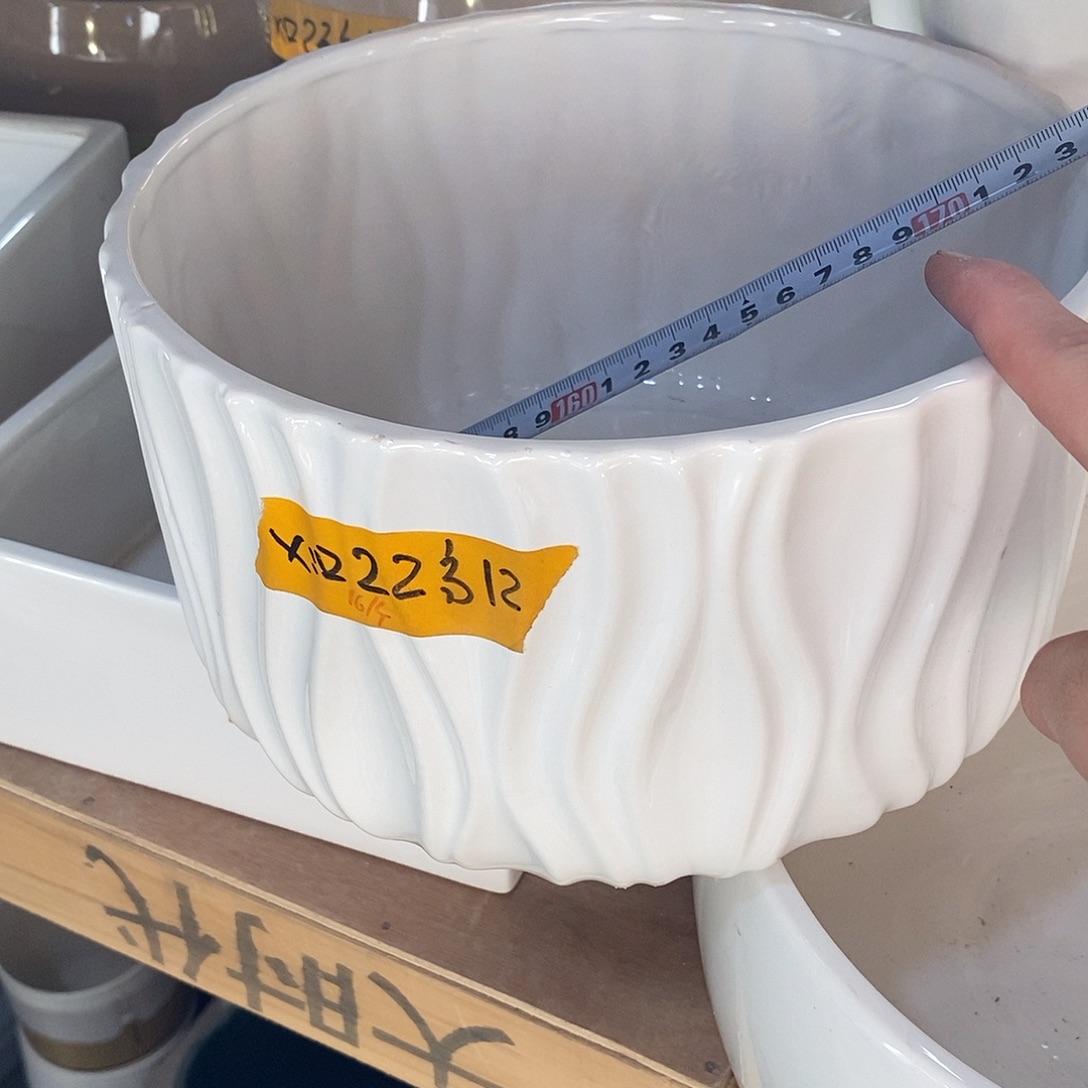 陶杯子陶盆有孔 瑕疵介意勿拍