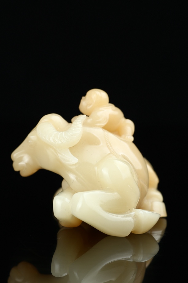 寿山芙蓉石手把件8.8×6.6×2.6厘米重132克