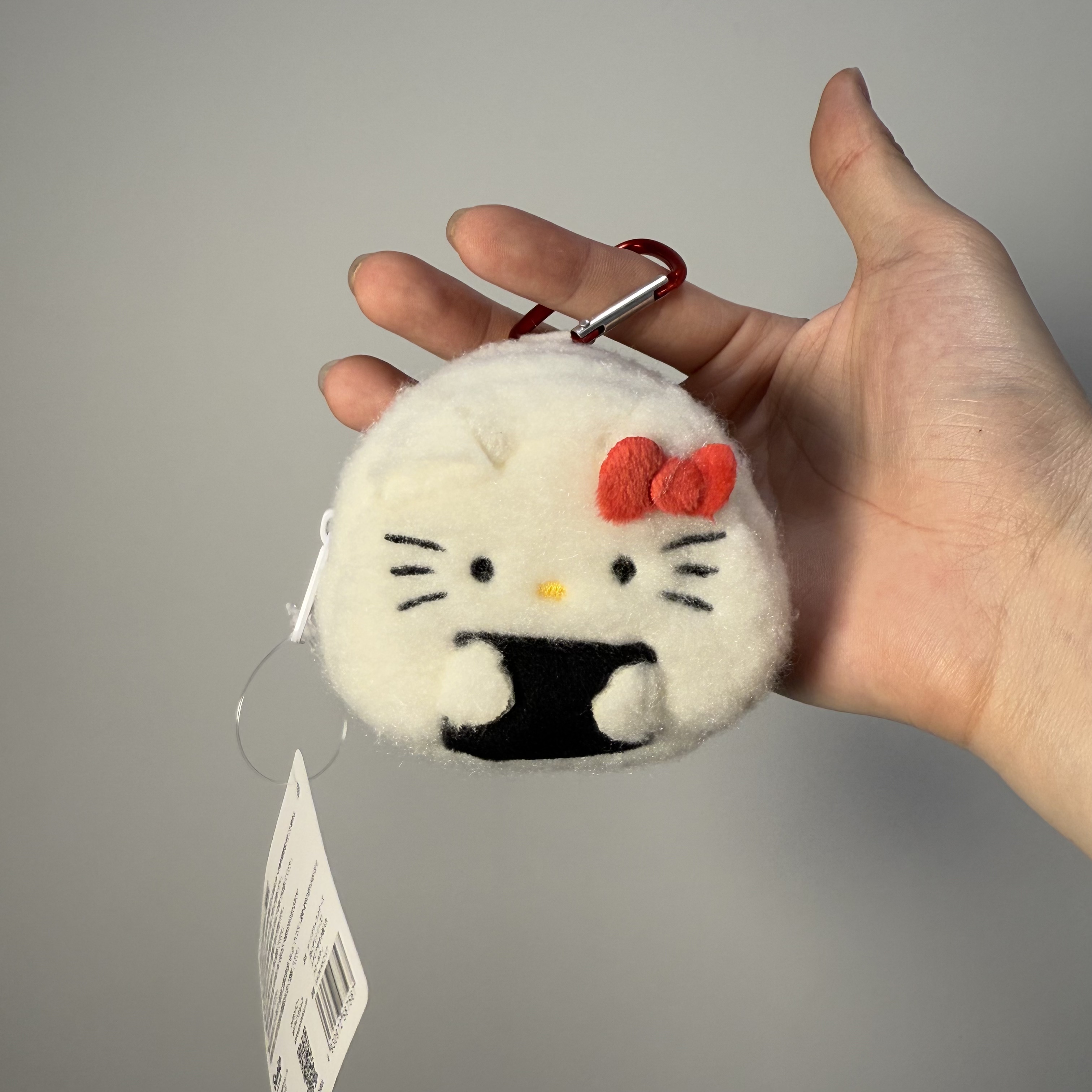 【日本限定】HelloKitty 饭团零钱包吸Kitty 钥匙扣玩偶潮玩挂件