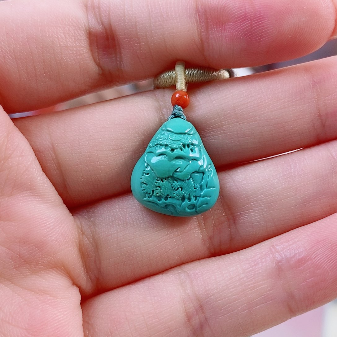 未镶嵌绿松石珠宝奇石