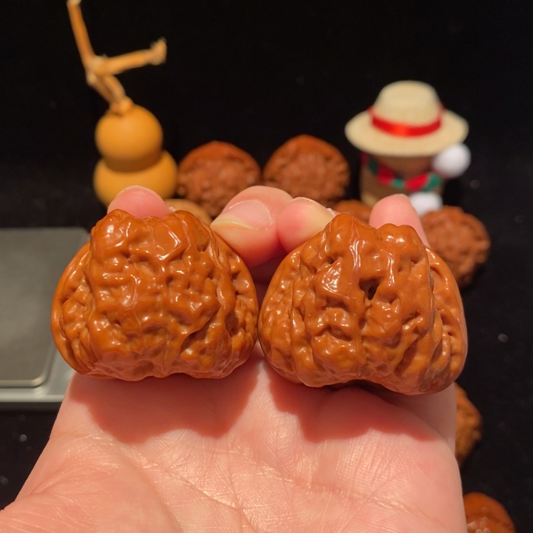 文玩核桃把件40蛤蟆头483