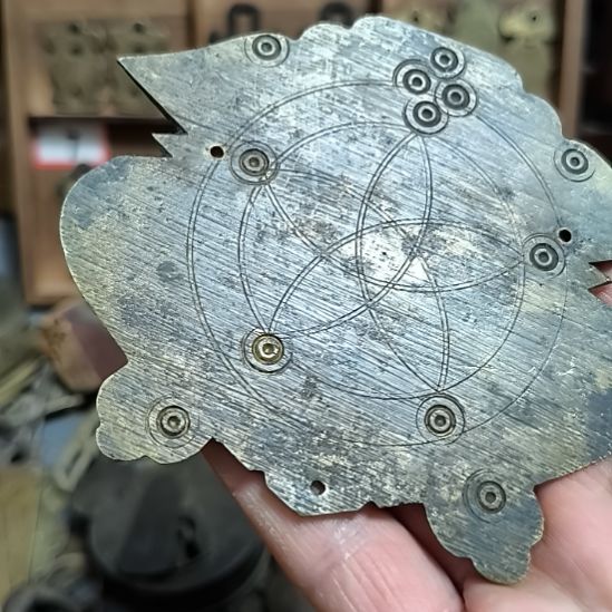 木***3硅胶铜件一个，包浆自然