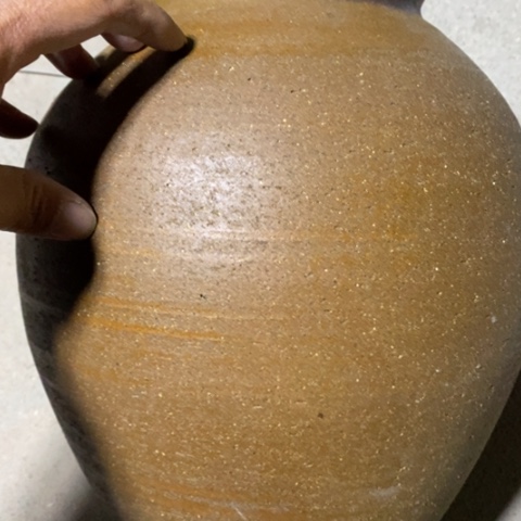 【闪购商品】紫砂花盆高30口13瑕疵无孔