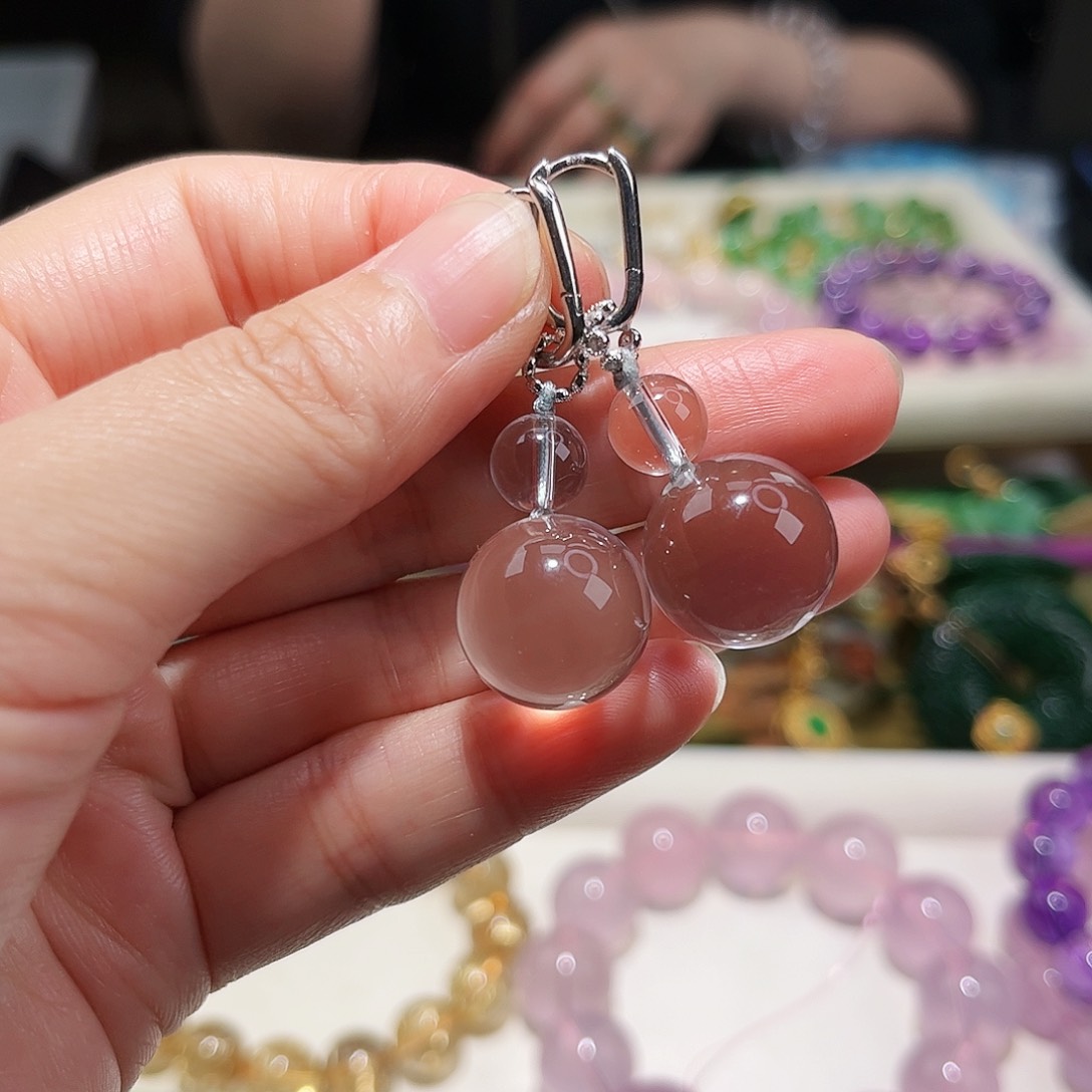 【闪购商品】水晶耳饰未镶嵌福利