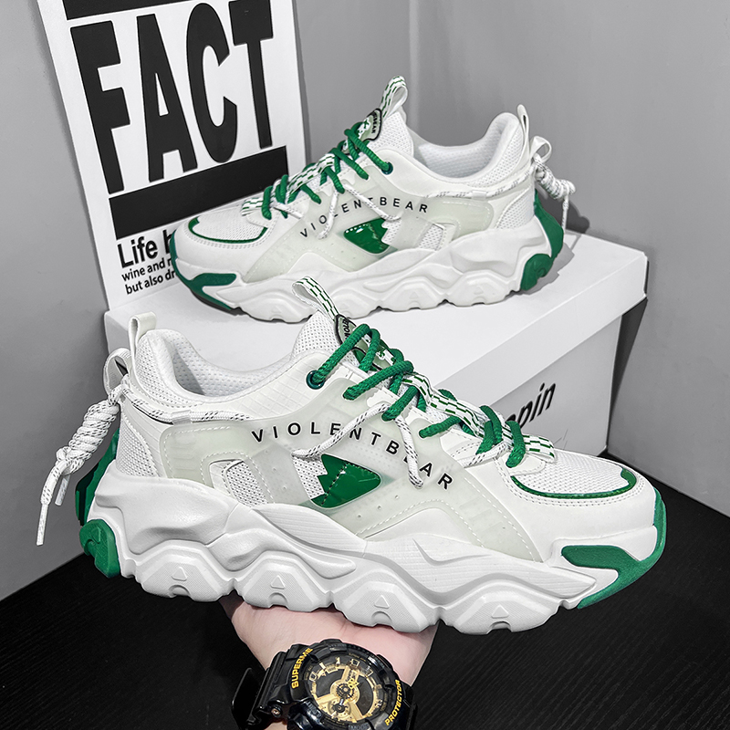 Violentbear/暴力熊新款时尚百搭低帮情侣休闲经典老爹鞋B1010