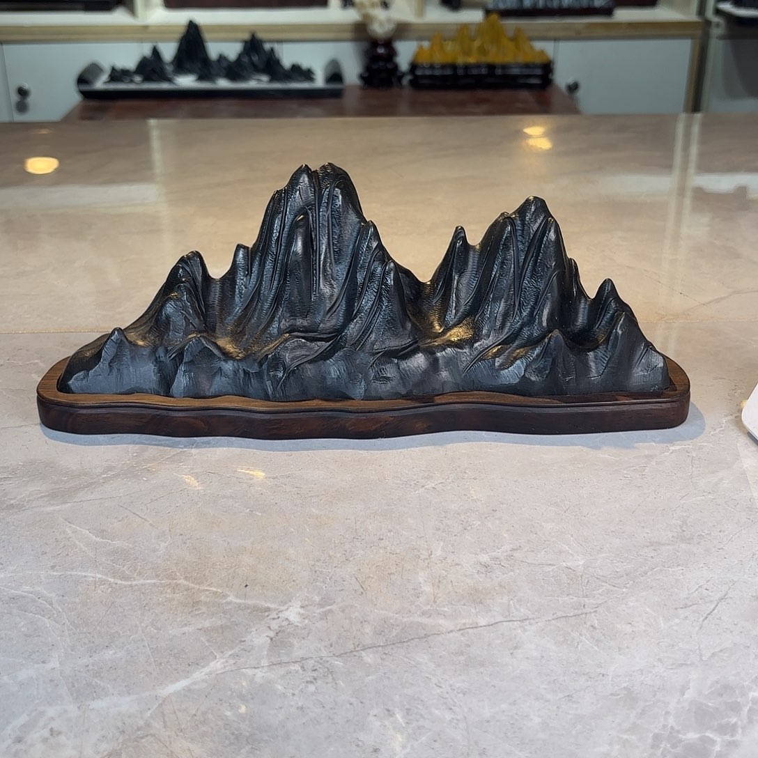 期***)灵璧石手工雕刻奇石摆件